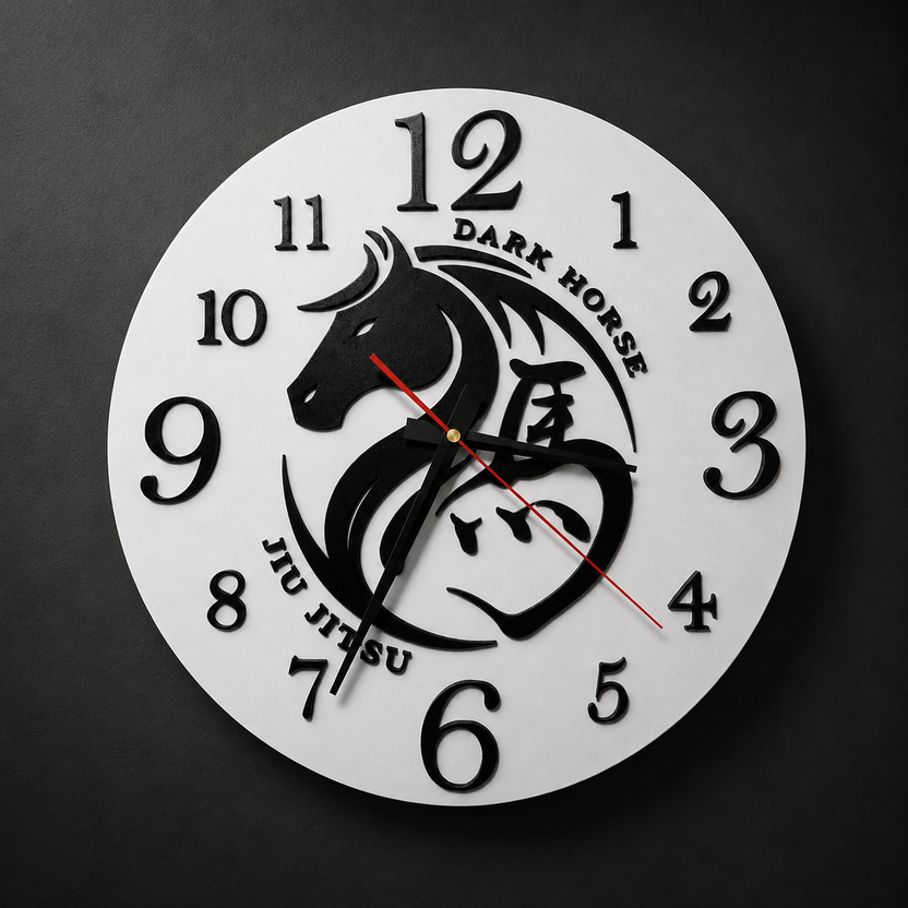 Custom Dark Horse themed wall clock